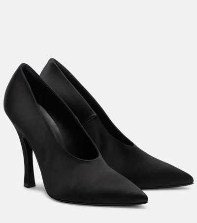 Magda Butrym Satin Pumps In Black