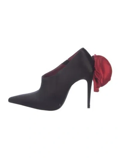 Pre-owned Magda Butrym Satin Pumps In Blue