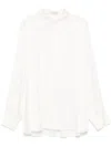 Magda Butrym Satin Shirt In Nude