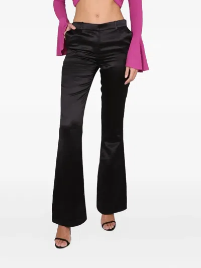 Magda Butrym Satin Trousers In Black