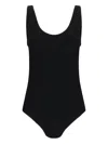 Magda Butrym Scoop-back Bodysuit In Black