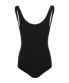 Magda Butrym Scoop-back Bodysuit In Black In Black