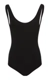 Magda Butrym Scoop Neck Bodysuit In Black
