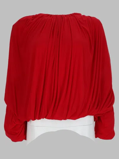 Magda Butrym Sculpted Statement Top For Women In Red
