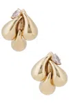 Magda Butrym Sculptural Earrings In Gold