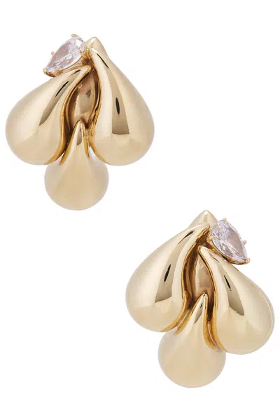 Magda Butrym Sculptural Earrings In Gold