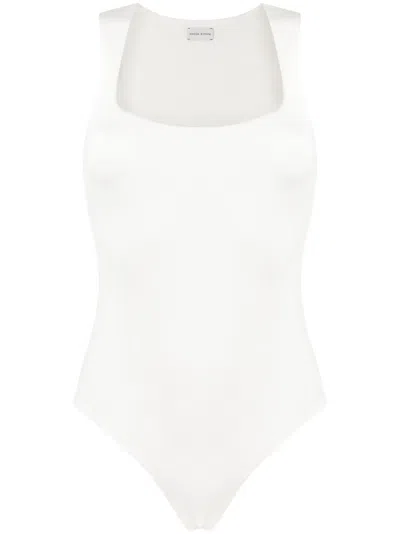 Magda Butrym Seamless Stretch-jersey Bodysuit In White
