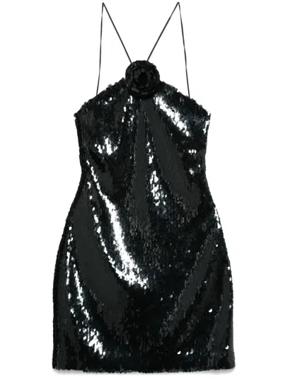 Magda Butrym Women Sequin Mini Dress In Black