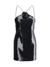 Magda Butrym Sequin Mini Dress In Black