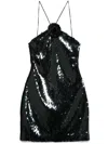 Magda Butrym Sequin Mini Dress In Black