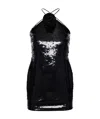 Magda Butrym Sequin Mini Dress In Black