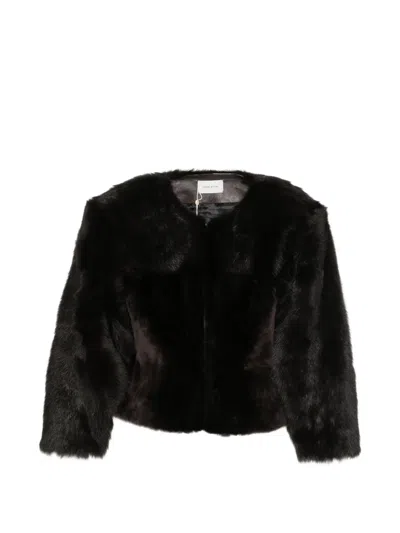 Magda Butrym Shearling Jacket In Black