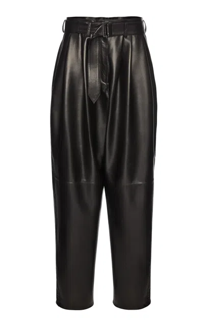 Magda Butrym Sheep Leather Pants In Black