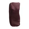 Magda Butrym Sheer Draped Mini Dress