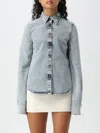 Magda Butrym Denim Oversized Shirt For Women In Blau
