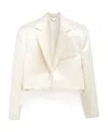 Magda Butrym Short Suit Jacket In White