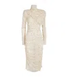 Magda Butrym Silk-blend Polka-dot Midi Dress In Ivory