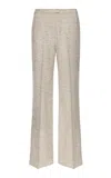 Magda Butrym Silk Blend Trousers In Nude