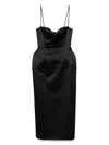 Magda Butrym Silk Dress In Black