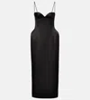 Magda Butrym Sweetheart-neck Silk Hourglass Midi Dress