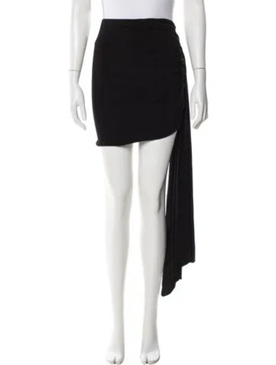 Pre-owned Magda Butrym Silk Mini Skirt In Multi