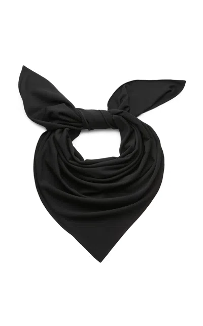 Magda Butrym Silk Scarf In Black