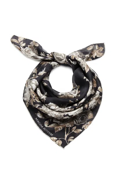 Magda Butrym Silk Scarf In Floral