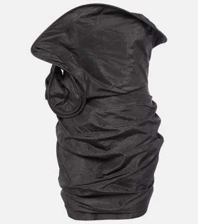 MAGDA BUTRYM SILK TAFFETA MINIDRESS