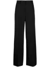 Magda Butrym Silk Wide-leg Trousers In Black