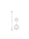 Magda Butrym Silver Earrings In Grey