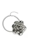 Magda Butrym Silver-plated Floral Choker Necklace