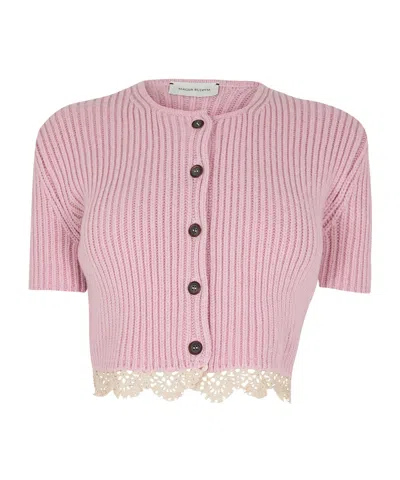 Magda Butrym Simple Knitted Top In Pink