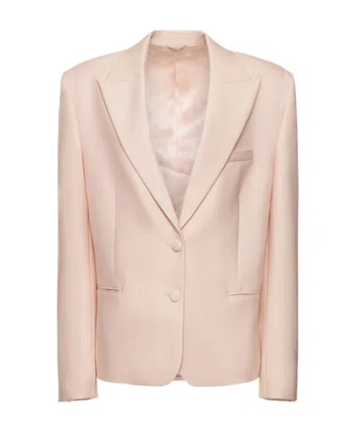 Magda Butrym Single-breasted Blazer In Pink