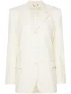 Magda Butrym Single-breasted Blazer In Nude