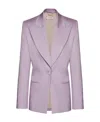 Magda Butrym Single-button Suit Jacket In Purple