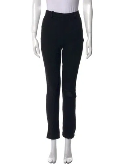 Pre-owned Magda Butrym Skinny Leg Pants In Black