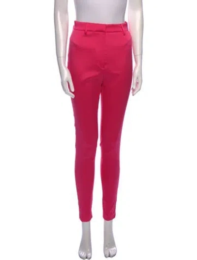 Pre-owned Magda Butrym Skinny Leg Pants W/ Tags In Pink