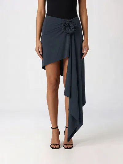 Magda Butrym スカート  レディース カラー グレー In Blue