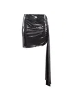Magda Butrym Women's Draped Sheath Skirt In Black