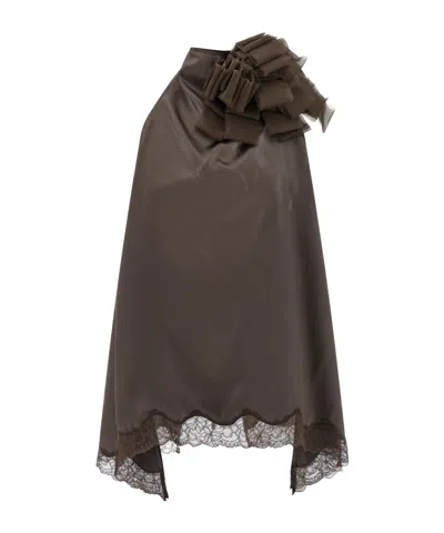 MAGDA BUTRYM MAGDA BUTRYM BLOUSE 01 LACE DETAIL TOP