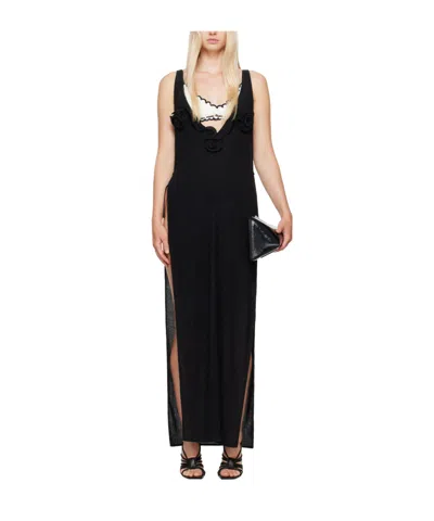 MAGDA BUTRYM MAGDA BUTRYM CREPE HIGH LEG MAXI DRESS