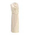 Magda Butrym Halter-neck Midi Dress In Brown