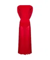 Magda Butrym Dress 11 In Red Polyamide Polyester In Red