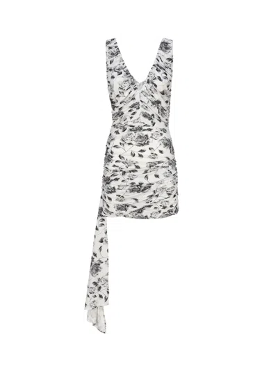 MAGDA BUTRYM SLEEVELESS JERSEY MINIDRESS WITH SASH