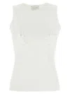 Magda Butrym T-shirt Crochet Bra In White