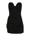 Magda Butrym Sweetheart Corset Minidress In Black