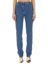 Magda Butrym Slim Fit Jeans In Blue