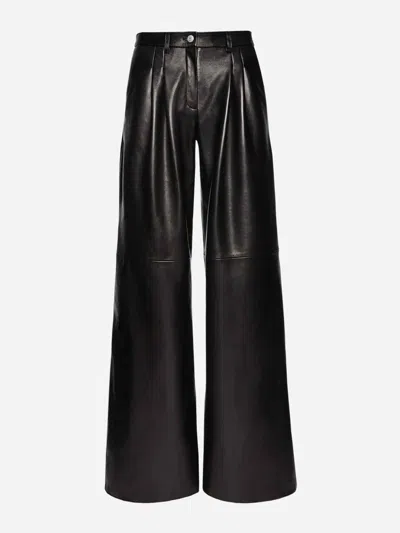 MAGDA BUTRYM MAGDA BUTRYM SLIM FIT LEATHER PANTS