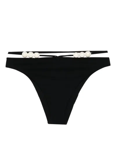 MAGDA BUTRYM MAGDA BUTRYM SLIP BIKINI CON PERLE