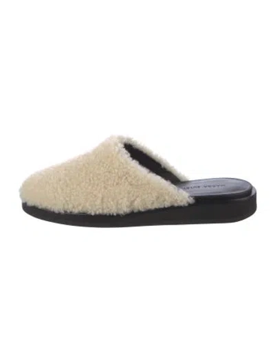 Pre-owned Magda Butrym Slippers In Black/neutrals